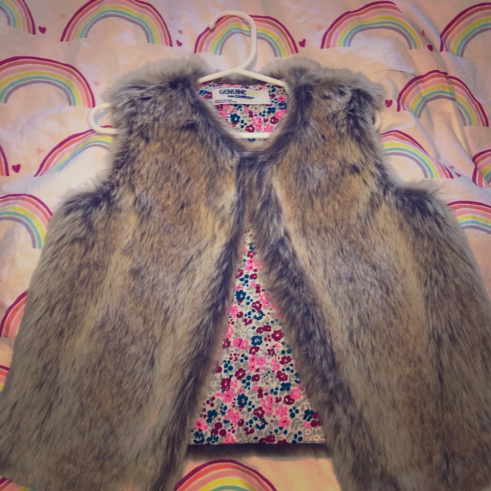 Genuine Kids faux fur vest